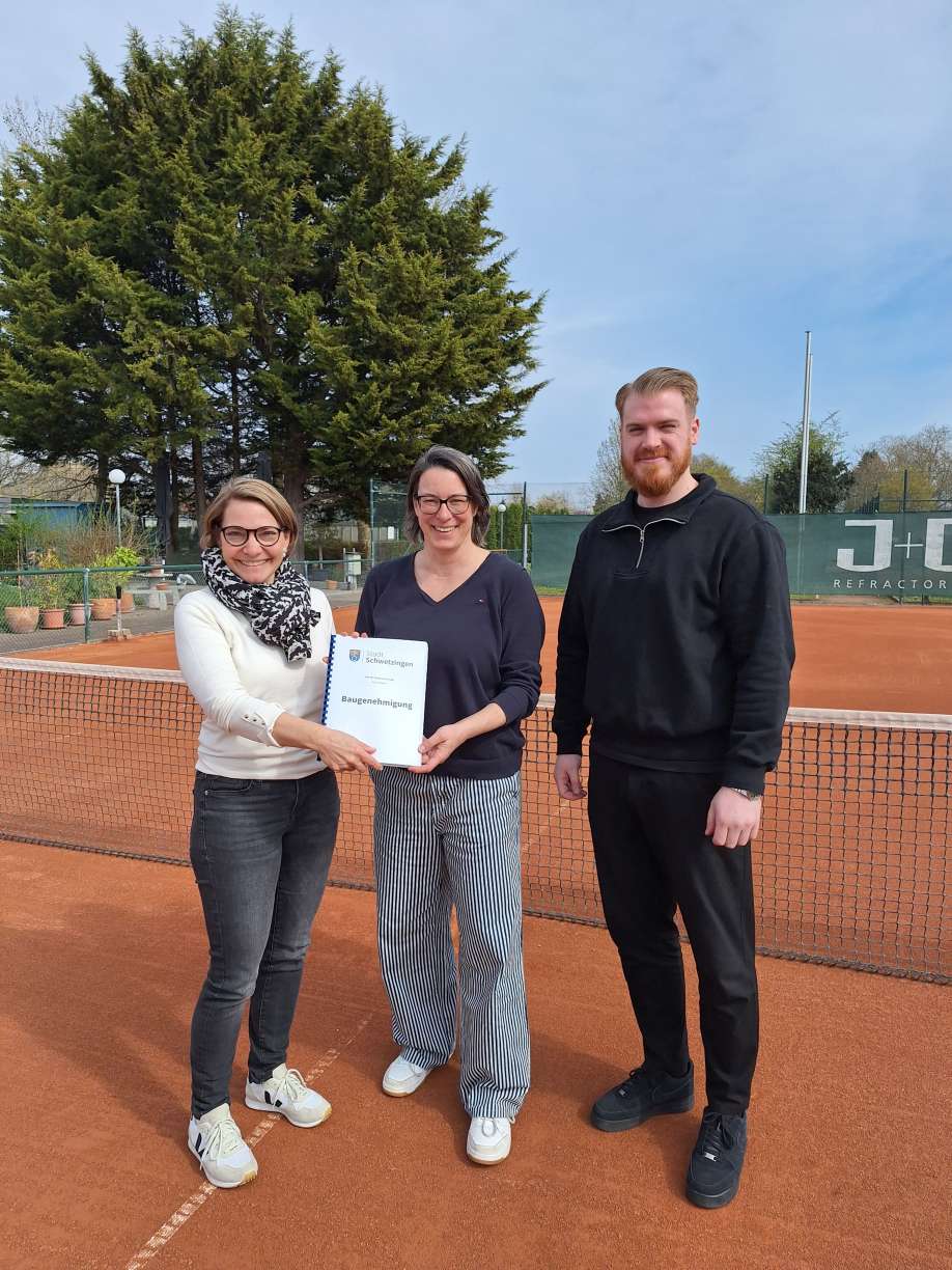 Grünes Licht für unsere Tennishalle
